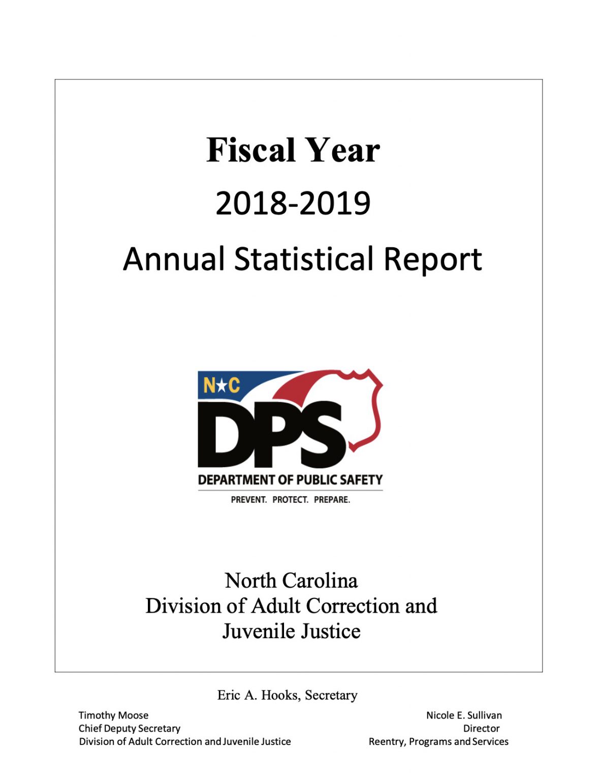 Annual Statistical Report (2018-19)